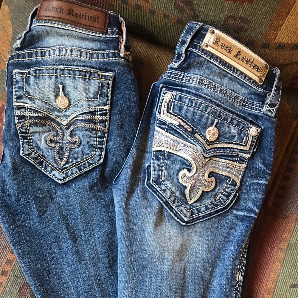 Womens Rock Revival Jeans